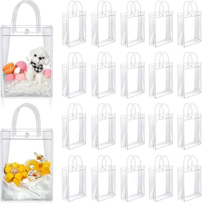 Cellophane Wrap Clear - Clear PVC Gift Bags with Handles