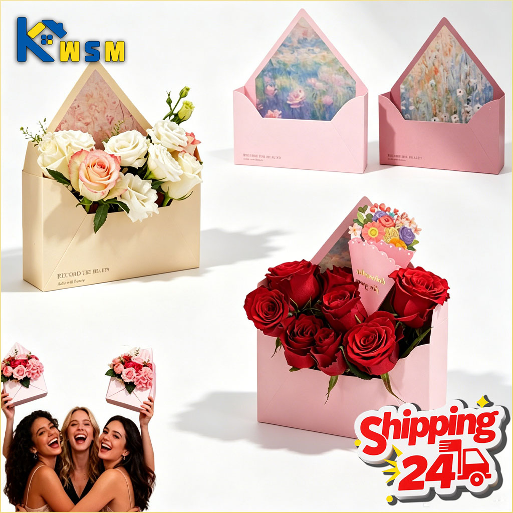 Florist Supply Shop - 5-20PCS Valentine Envelope Flower Box for