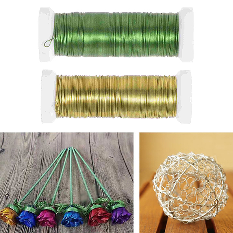 Wire Stem Florist - 1PCS 30M Crafts Wires Florist Flower