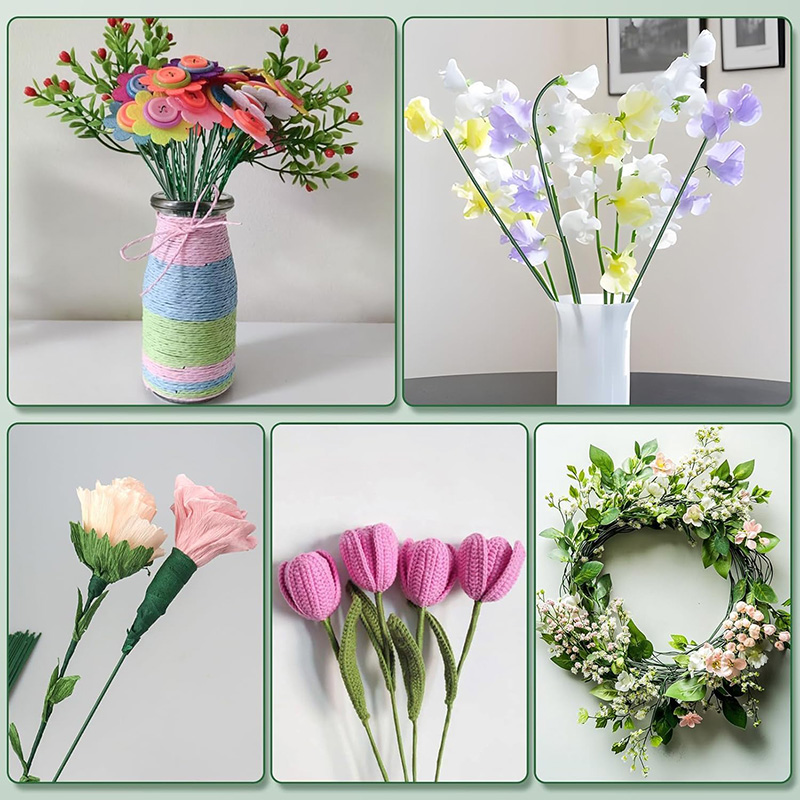 50/100Pcs Floral Wire Stems Fl - Wire Stem Florist 评论和价格