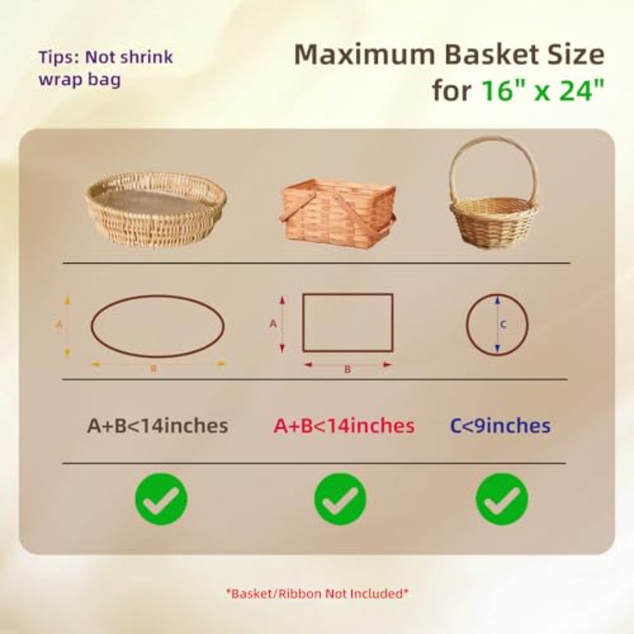 Cellophane Wrap for Gift Baske - Cellophane Wrap Clear 评论和价格