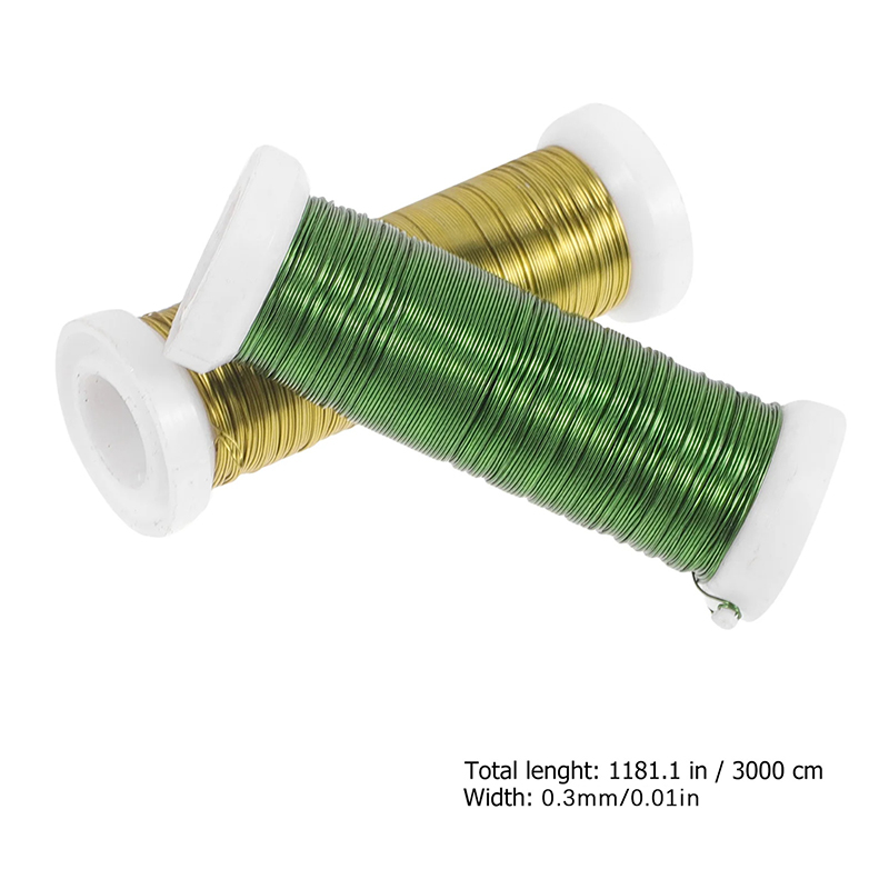 1PCS 30M Crafts Wires Florist  - Wire Stem Florist 评论和价格