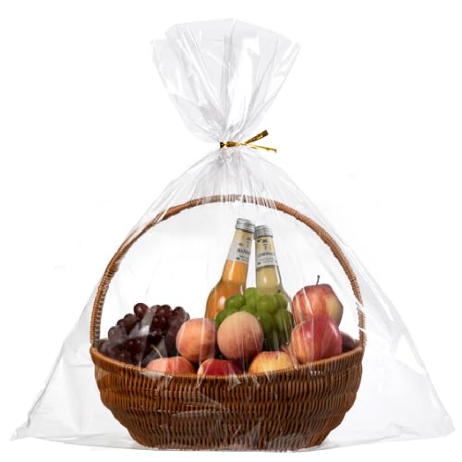 20 Pcs Clear Cellophane Bags,  - Cellophane Wrap Clear 评论和价格