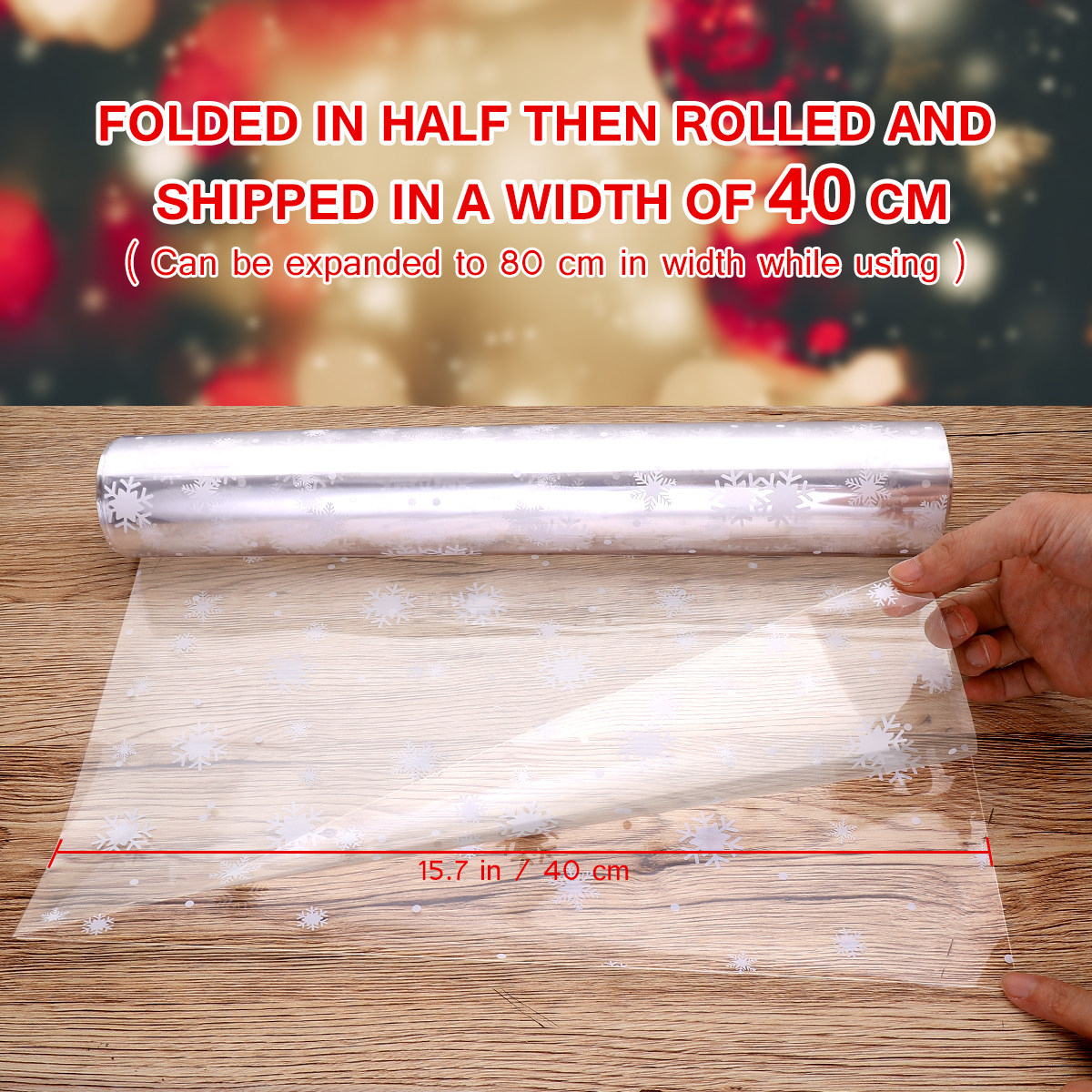 3000x80cm Heavy Duty Cellophan - Cellophane Wrap Clear 评论和价格