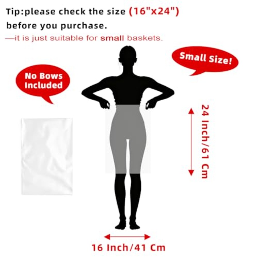 Cellophane Bags, 16x24 Inch 20 - Cellophane Wrap Clear 评论和价格