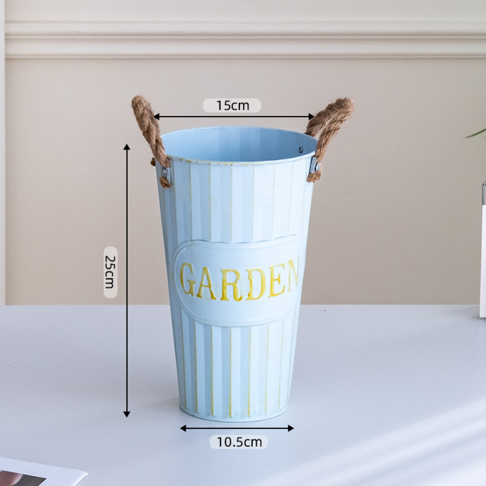 Pastoral Iron Plant Pot Decora - Florist Supply Shop 评论和价格