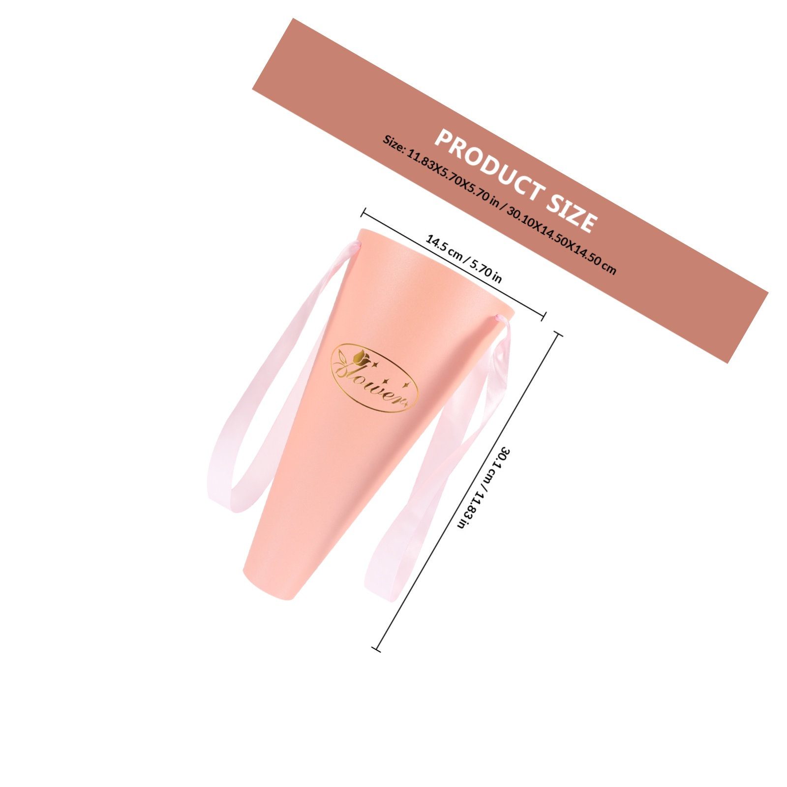 6Pcs Flower Bouquet Bags Chic  - Florist Supply Shop 评论和价格